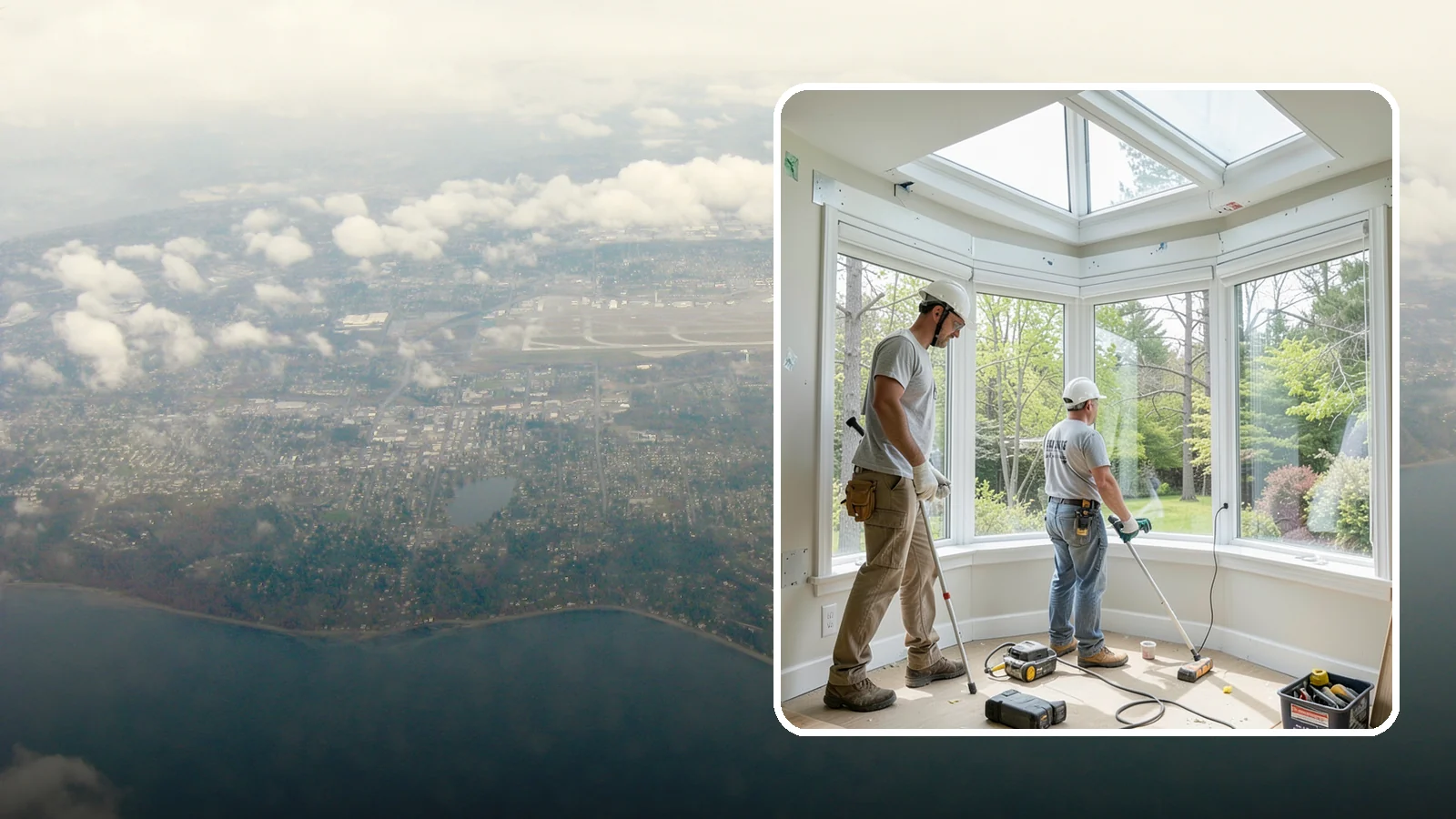 Bay Window Installation in Burien, King County, WA - Building out and installing bay windows that add space, light, and a bright focal point to your PNW home.