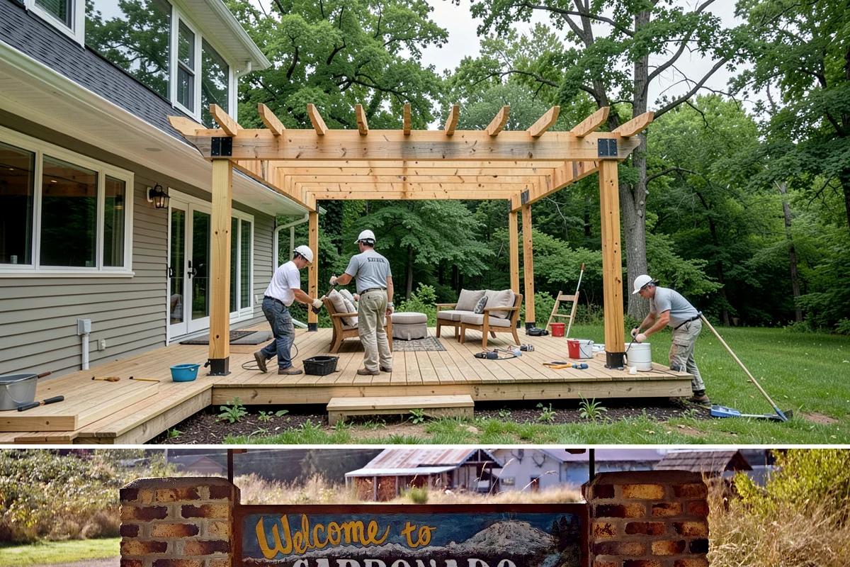 Bay Window Installation in Carbonado, Pierce County, WA - Because bay installations open the wall and add a small roof, we schedule them during drier spells to keep the structure...