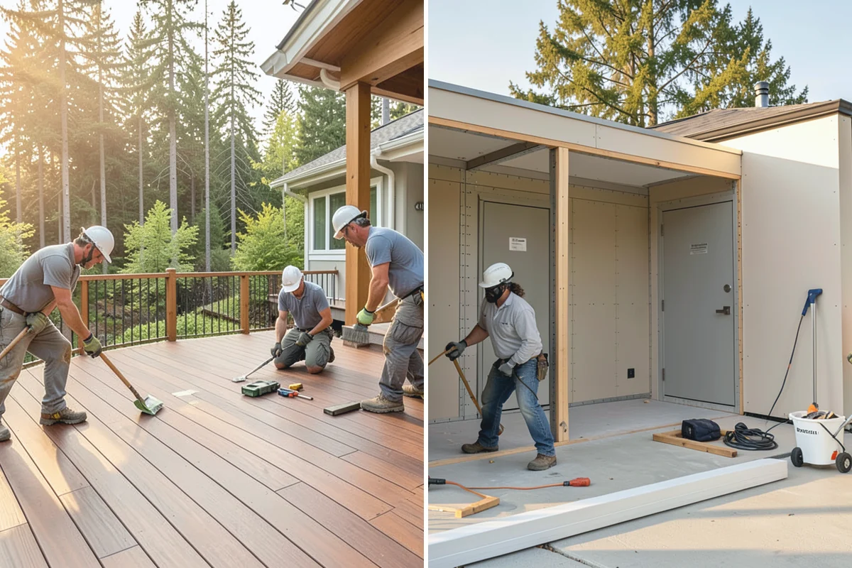 Bay Window Installation in Des Moines, King County, WA - Design the projection and confirm structural support