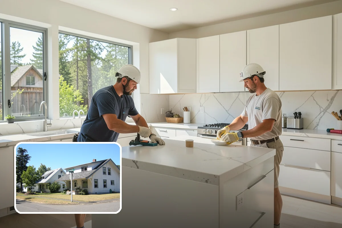 Bay Window Installation in DuPont, Pierce County, WA - Added interior space for seating or display