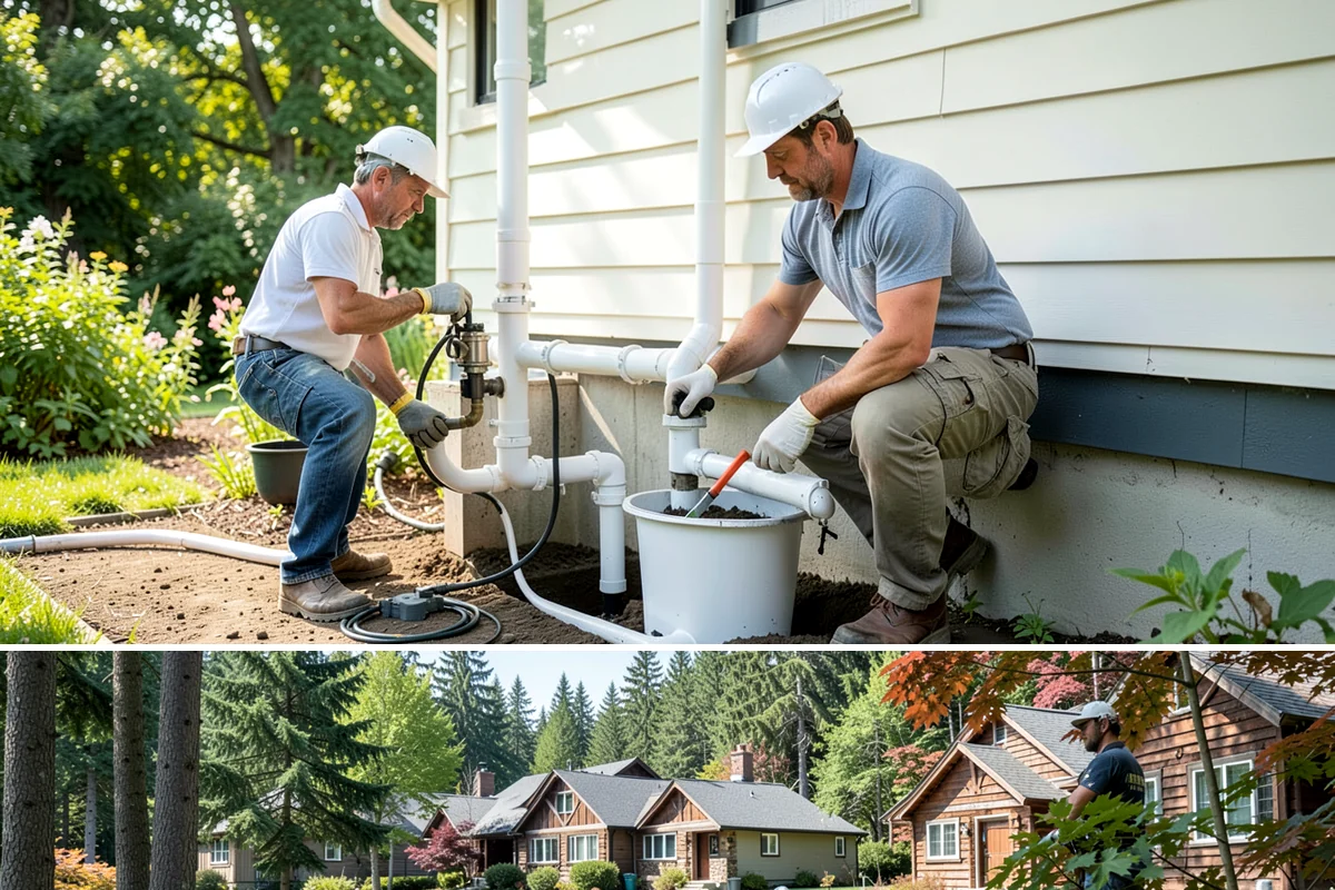 Bay Window Installation in Edgewood, Pierce County, WA - Because bay installations open the wall and add a small roof, we schedule them during drier spells to keep the structure...