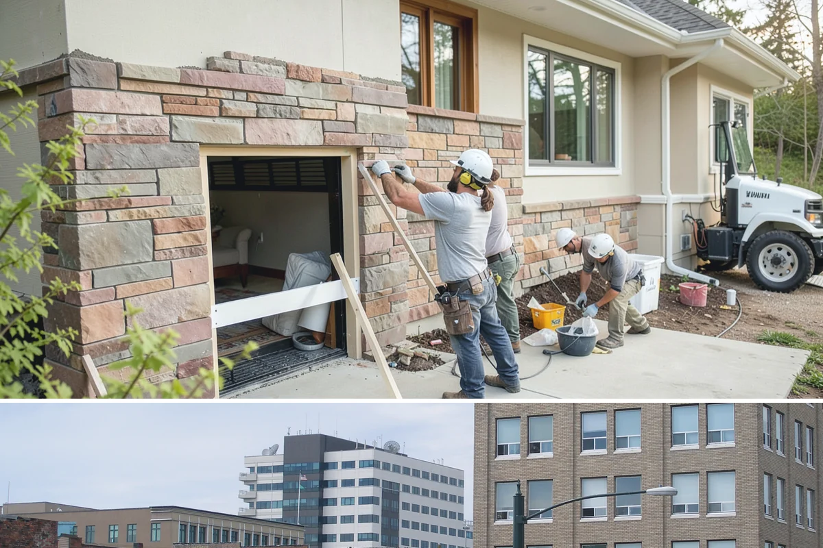 Bay Window Installation in Everett, Snohomish County, WA - Because bay installations open the wall and add a small roof, we schedule them during drier spells to keep the structure...