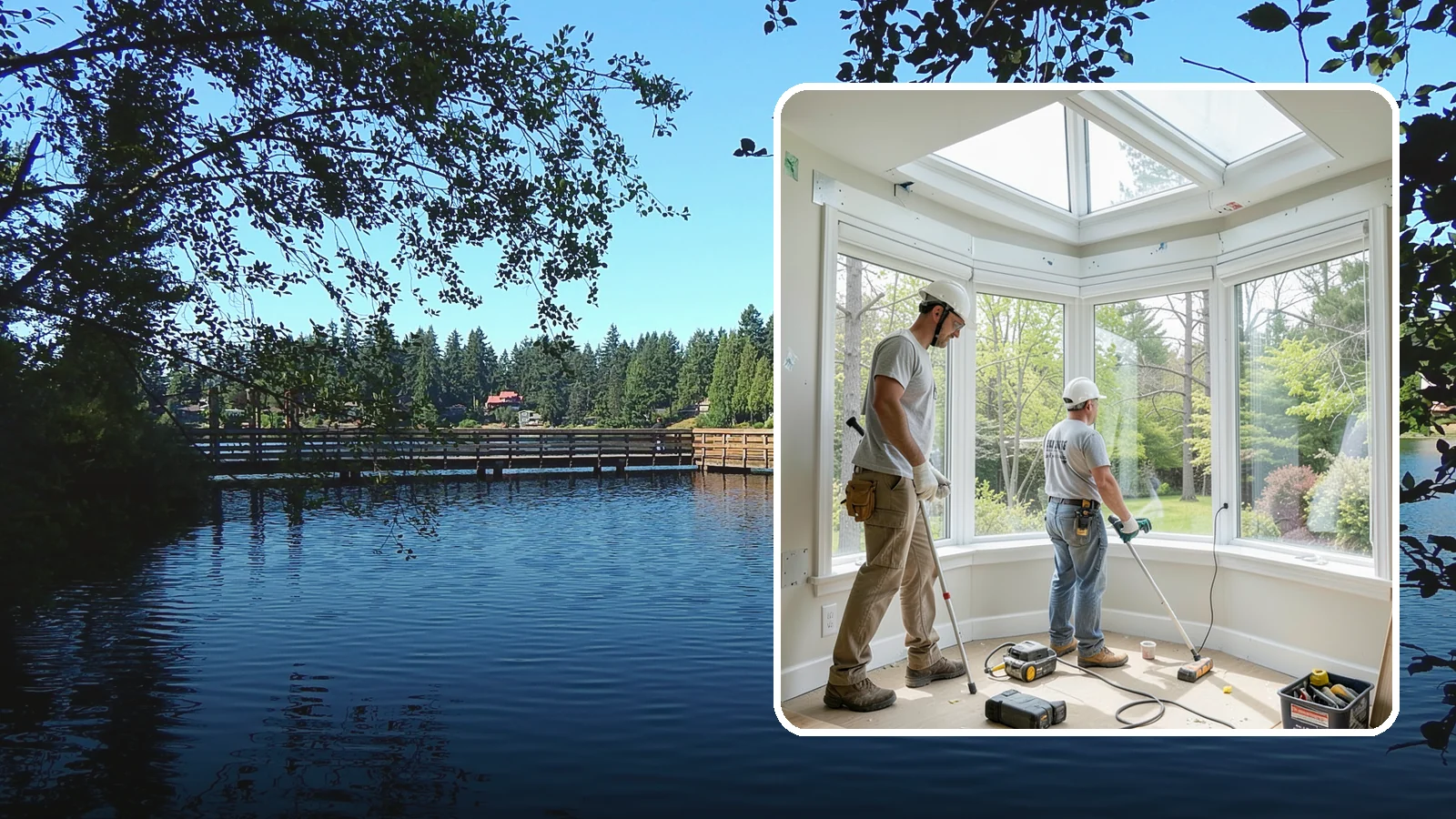 Bay Window Installation in Federal Way, King County, WA - Building out and installing bay windows that add space, light, and a bright focal point to your PNW home.