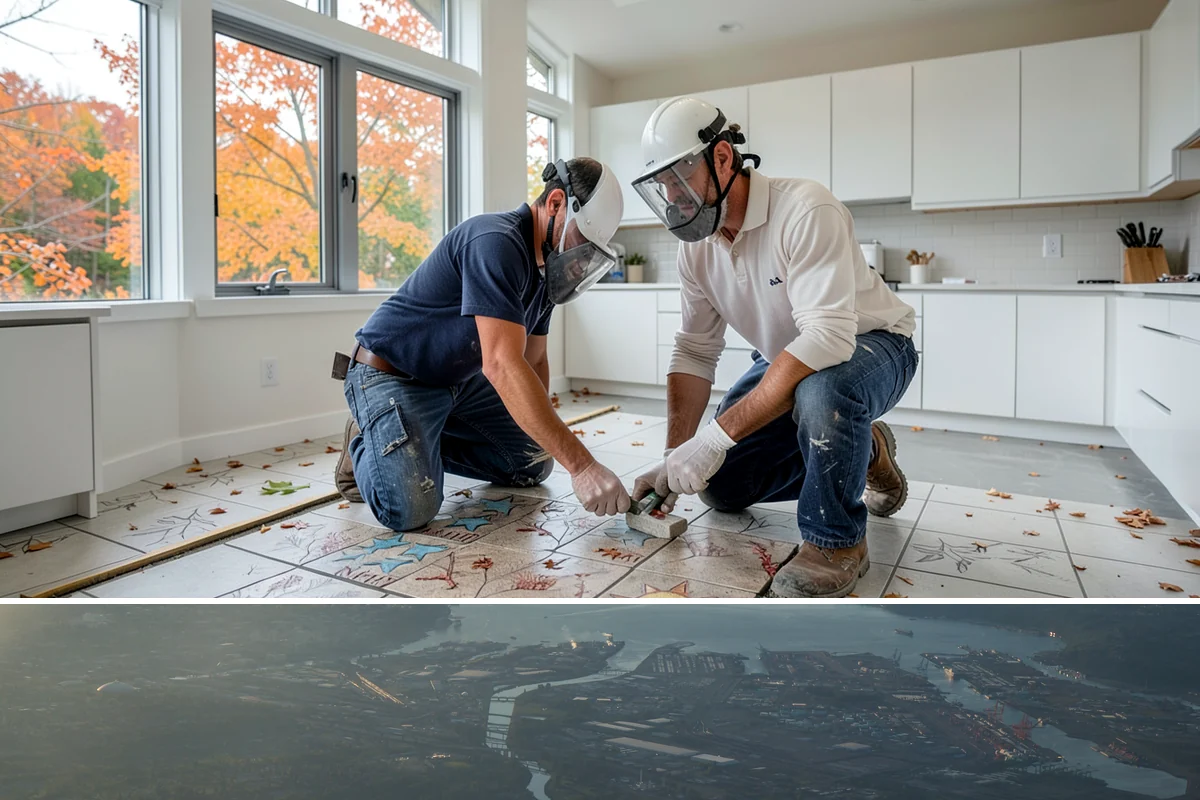 Bay Window Installation in Fife, Pierce County, WA - Because bay installations open the wall and add a small roof, we schedule them during drier spells to keep the structure...