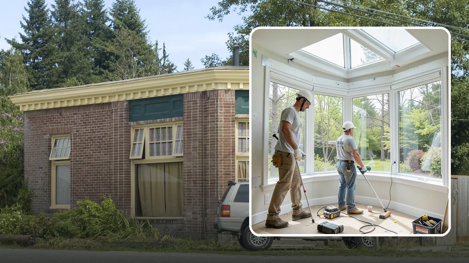 Bay Window Installation in Hamilton, Skagit County, WA - Building out and installing bay windows that add space, light, and a bright focal point to your PNW home.