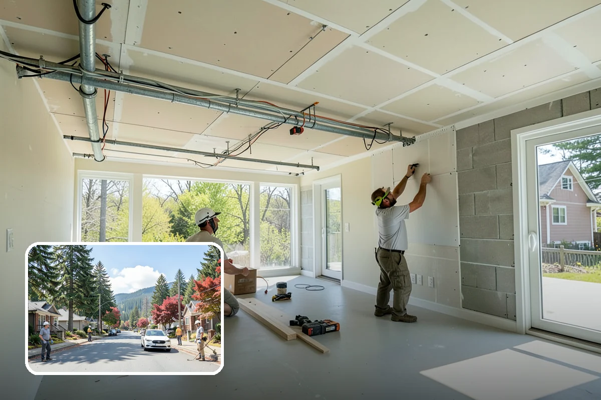 Bay Window Installation in Hunts Point, King County, WA - Added interior space for seating or display