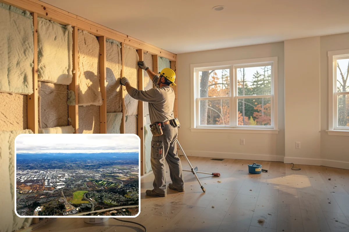 Bay Window Installation in Kent, King County, WA - Added interior space for seating or display