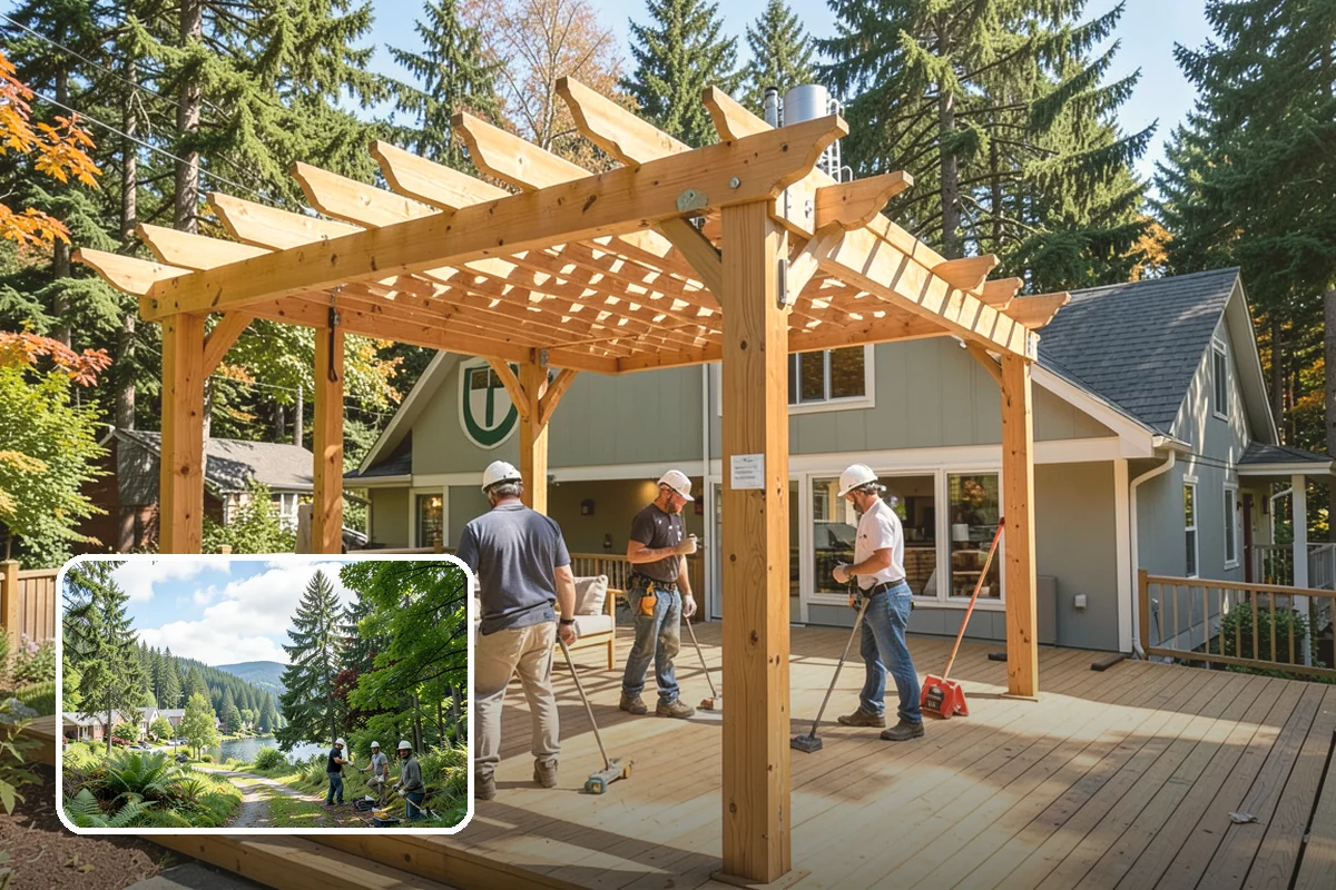 Bay Window Installation in Lake Forest Park, King County, WA - Added interior space for seating or display