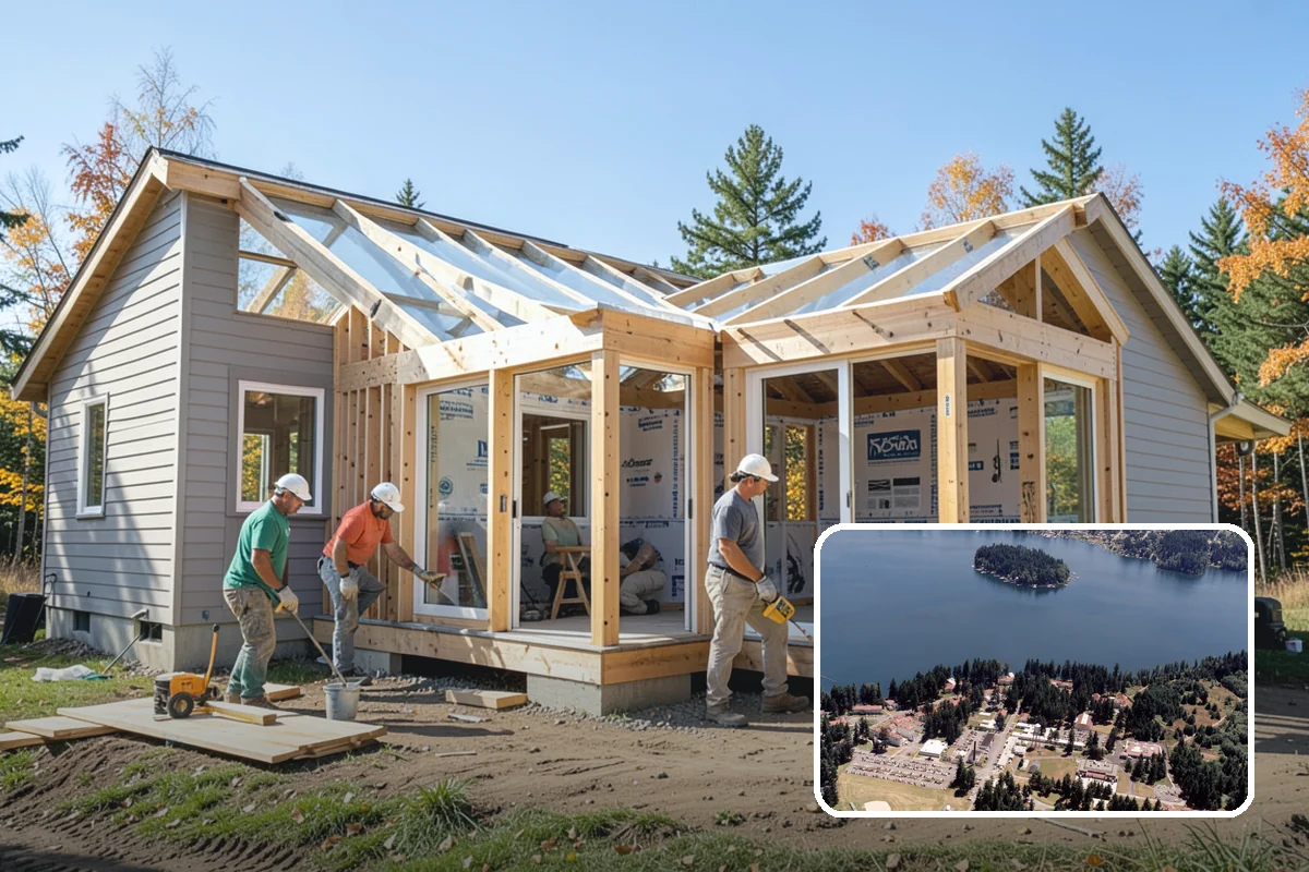 Bay Window Installation in Lakewood, Pierce County, WA - Added interior space for seating or display