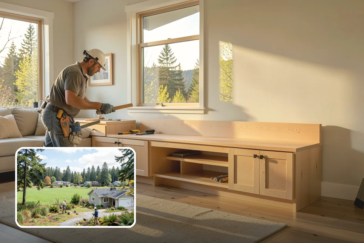 Bay Window Installation in Lyman, Skagit County, WA - Added interior space for seating or display