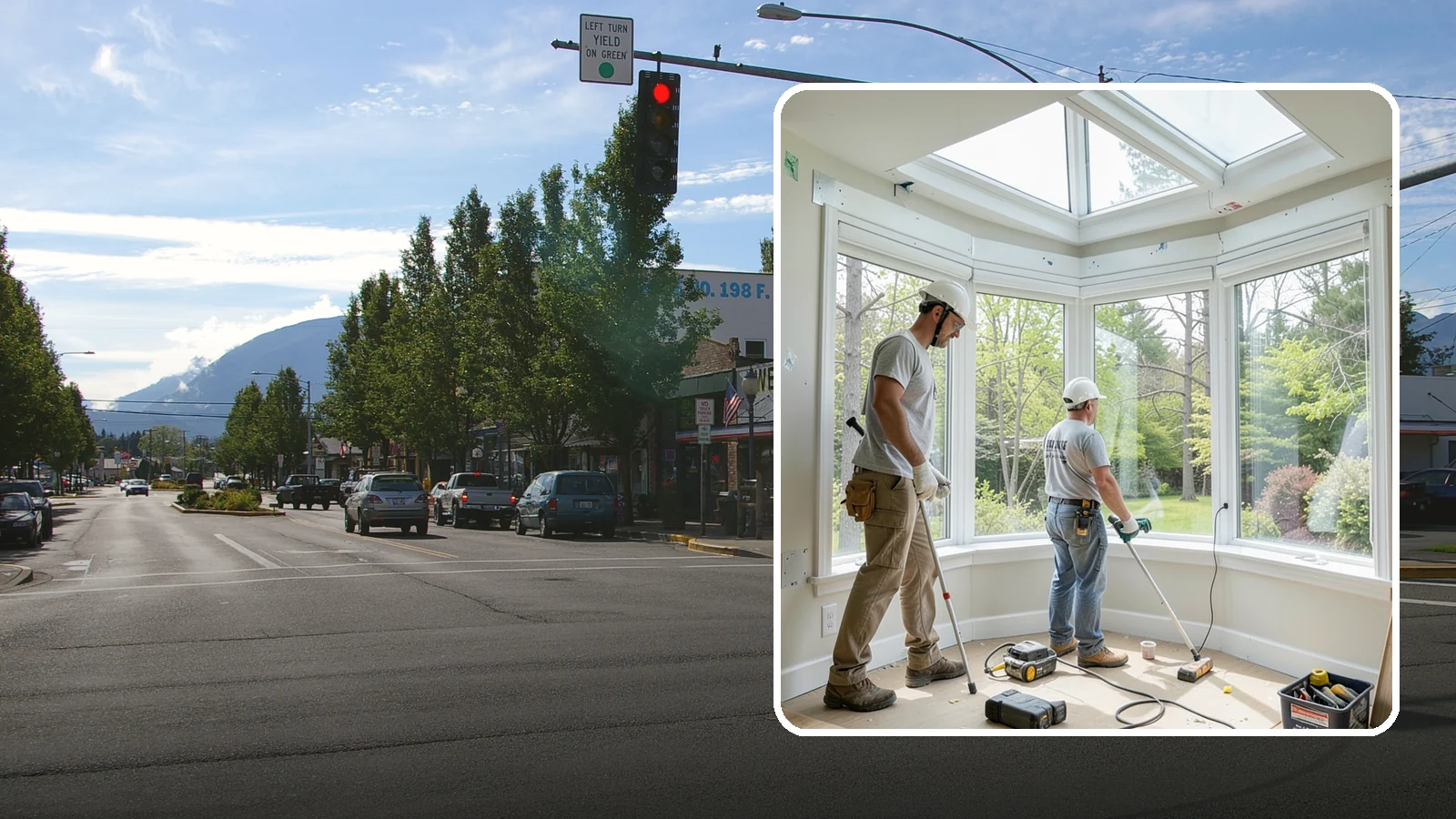 Bay Window Installation in North Bend, King County, WA - Building out and installing bay windows that add space, light, and a bright focal point to your PNW home.