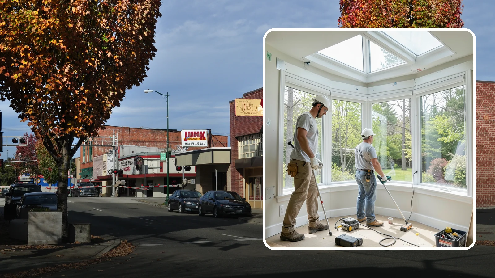Bay Window Installation in Puyallup, Pierce County, WA - Building out and installing bay windows that add space, light, and a bright focal point to your PNW home.