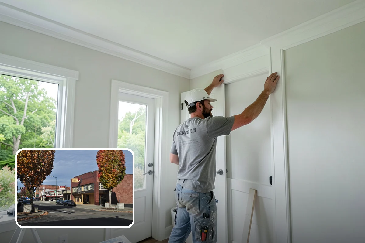 Bay Window Installation in Puyallup, Pierce County, WA - Added interior space for seating or display