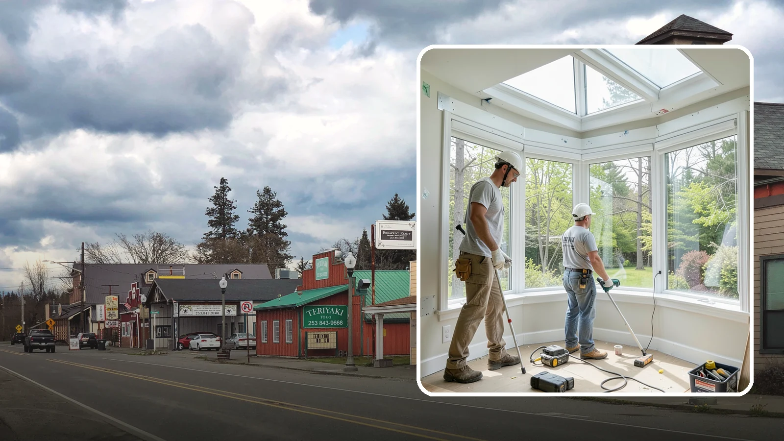Bay Window Installation in Roy, Pierce County, WA - Building out and installing bay windows that add space, light, and a bright focal point to your PNW home.
