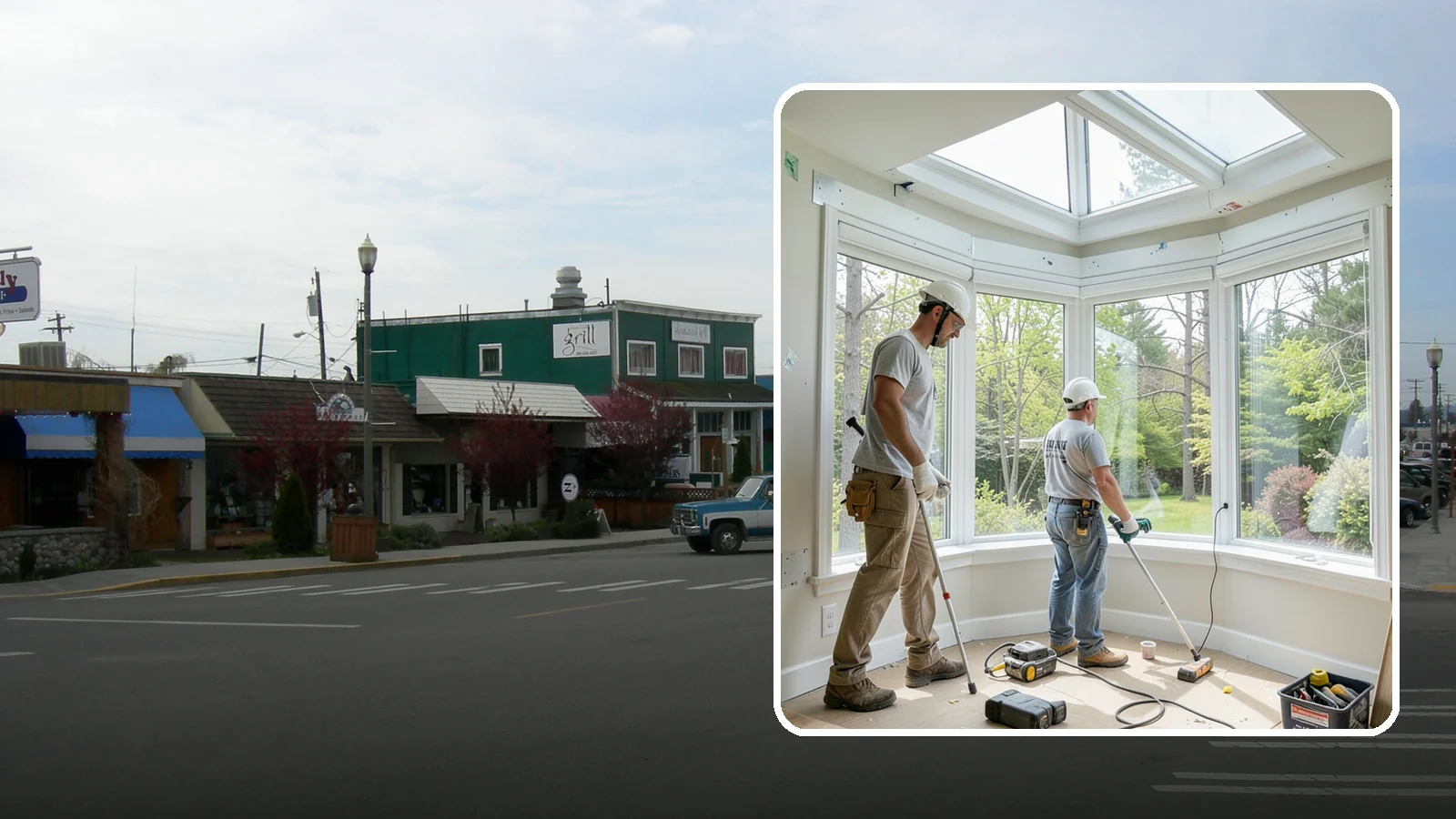 Bay Window Installation in Stanwood, Snohomish County, WA - Building out and installing bay windows that add space, light, and a bright focal point to your PNW home.