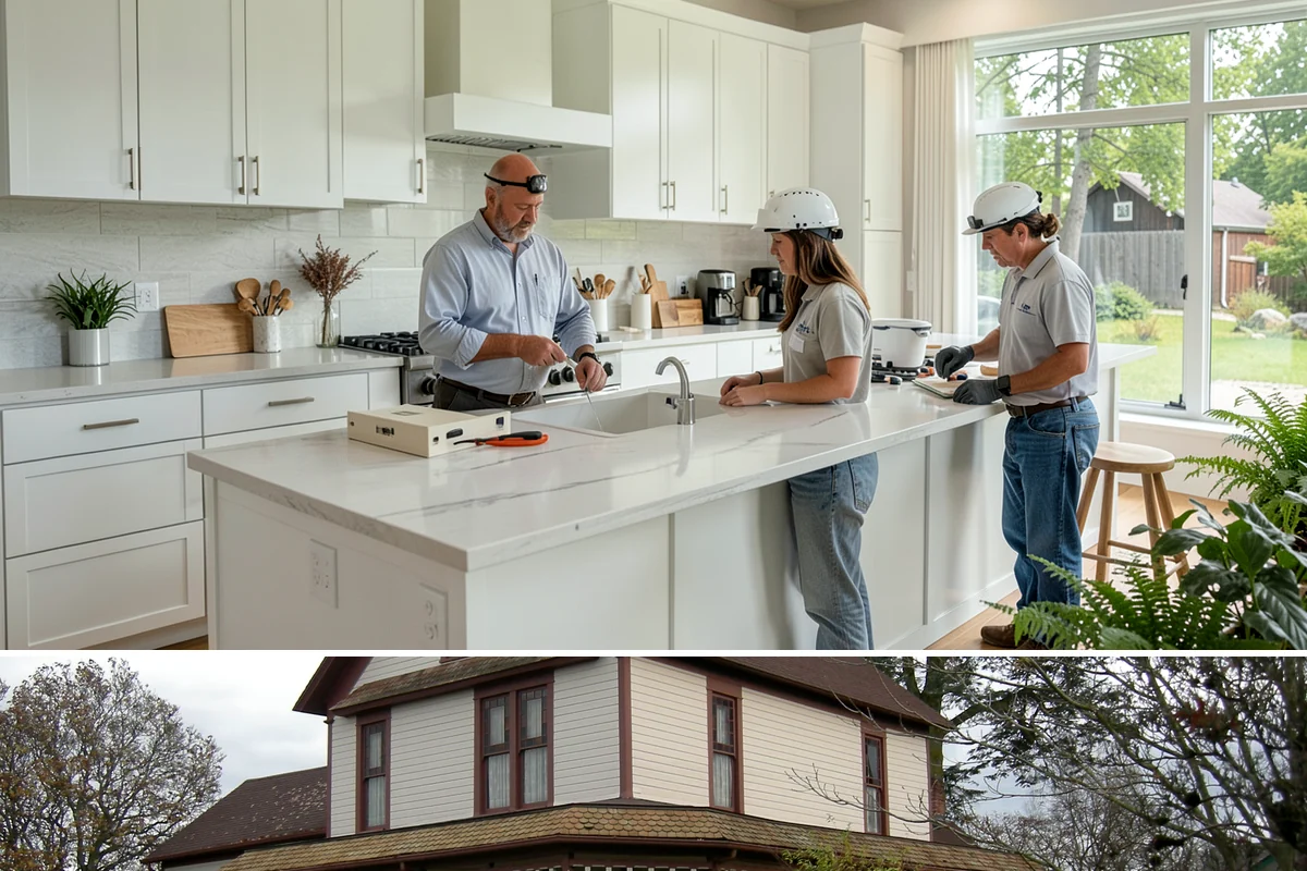 Bay Window Installation in Sumner, Pierce County, WA - Because bay installations open the wall and add a small roof, we schedule them during drier spells to keep the structure...
