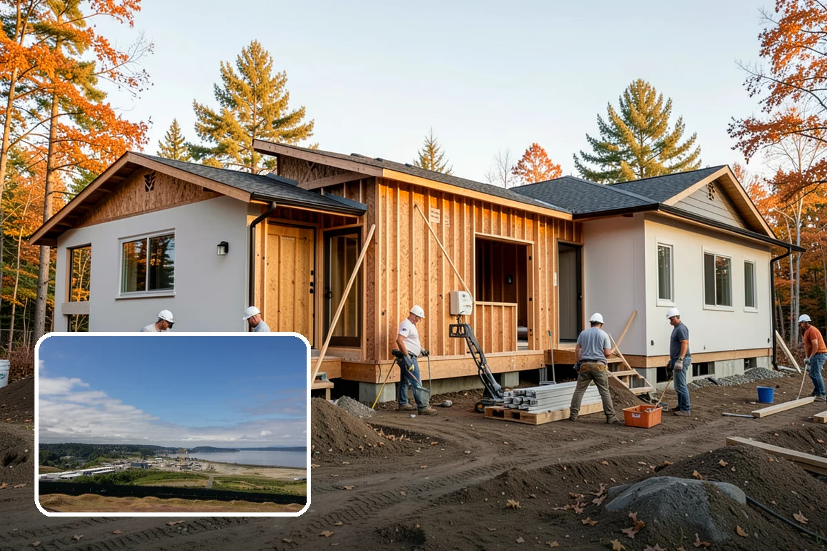 Bay Window Installation in University Place, Pierce County, WA - Added interior space for seating or display