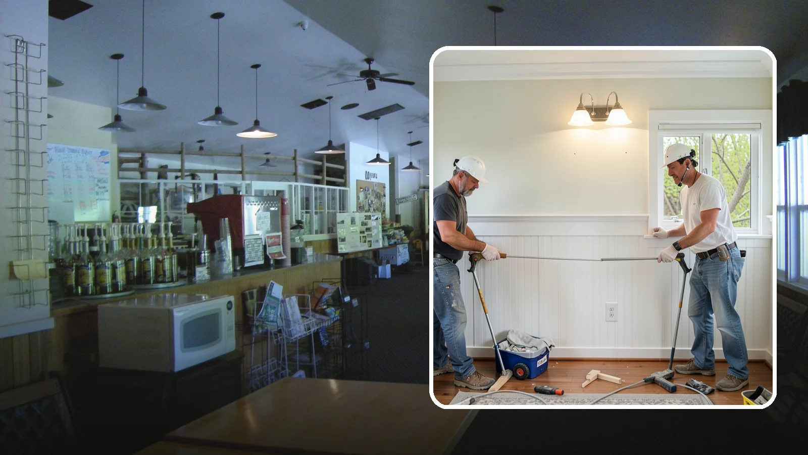 Beadboard Installation in Black Diamond, King County, WA - Charming beadboard installation that adds cottage-style texture to walls, ceilings, and wainscot panels.
