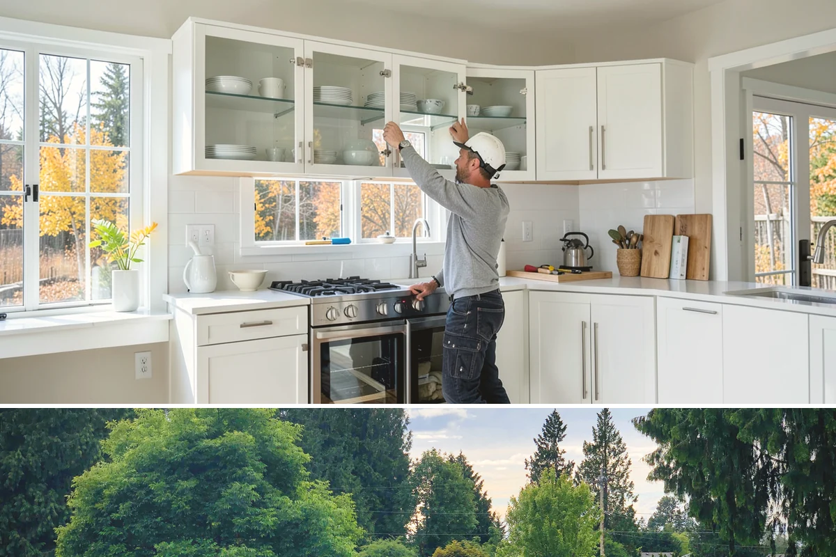 Beadboard Installation in Bonney Lake, Pierce County, WA - Beadboard installs year-round indoors and is especially popular for warming up spaces during the wet PNW winter.