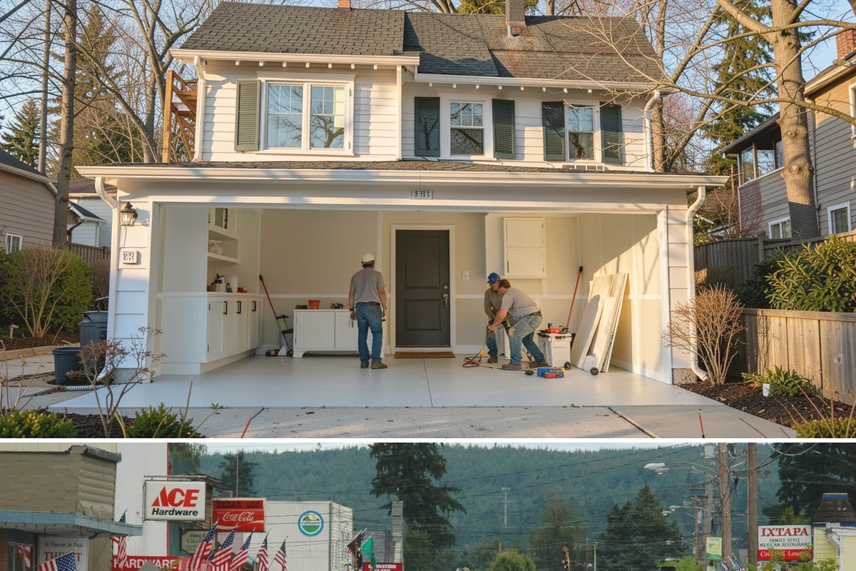 Beadboard Installation in Carnation, King County, WA - Beadboard installs year-round indoors and is especially popular for warming up spaces during the wet PNW winter.