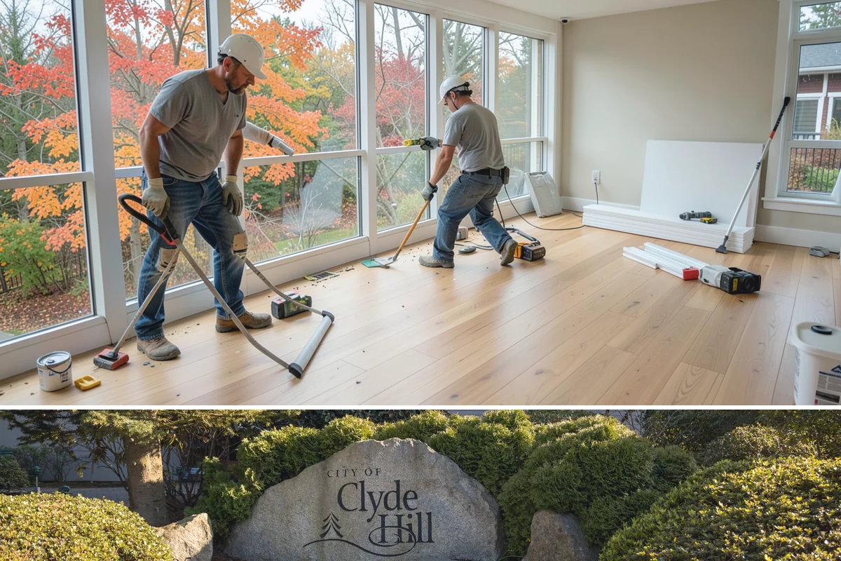 Beadboard Installation in Clyde Hill, King County, WA - Beadboard installs year-round indoors and is especially popular for warming up spaces during the wet PNW winter.