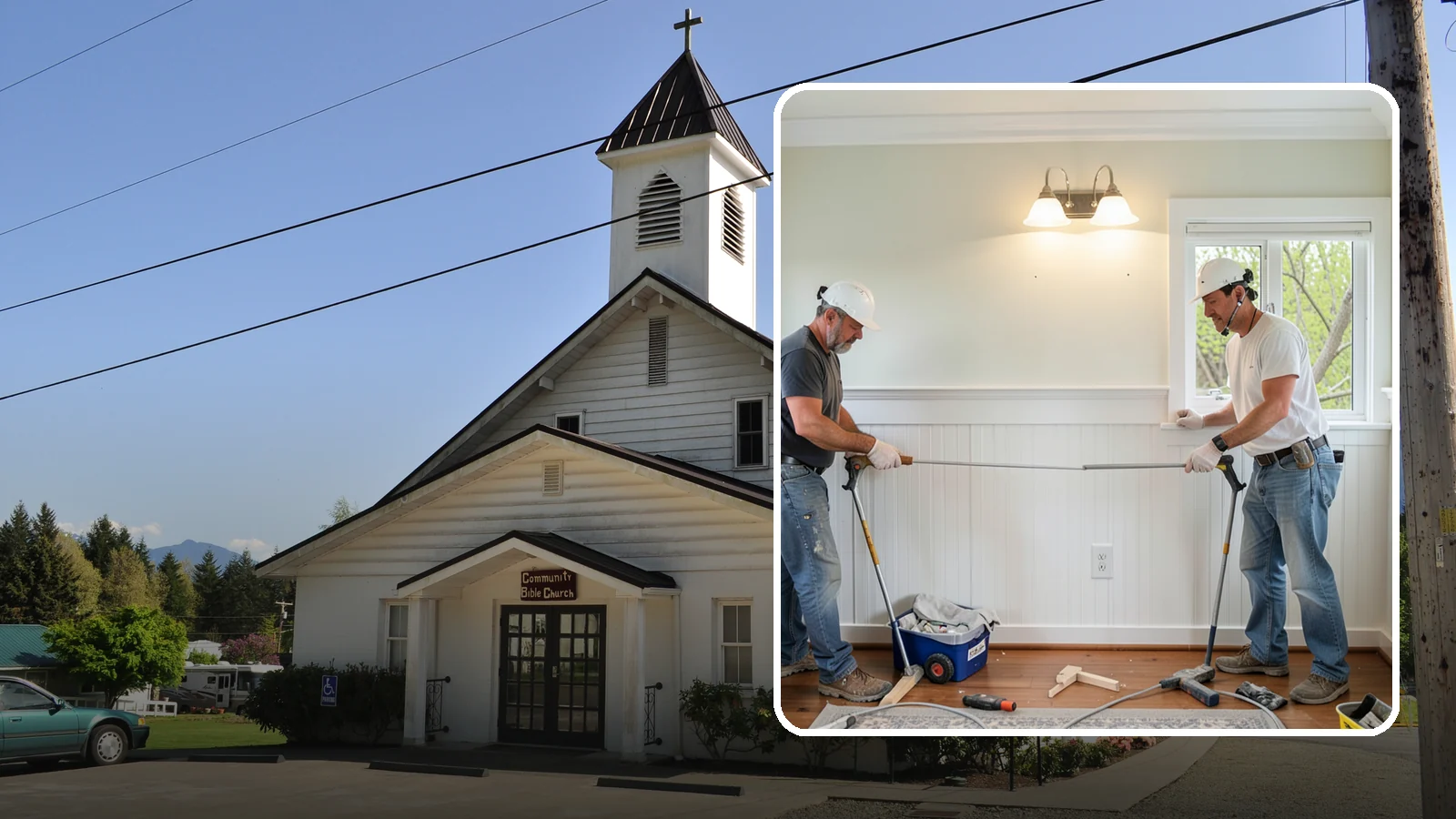 Beadboard Installation in Concrete, Skagit County, WA - Charming beadboard installation that adds cottage-style texture to walls, ceilings, and wainscot panels.