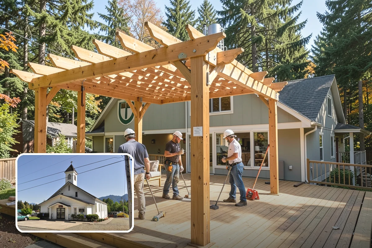 Beadboard Installation in Concrete, Skagit County, WA - Cozy cottage texture for walls or ceilings