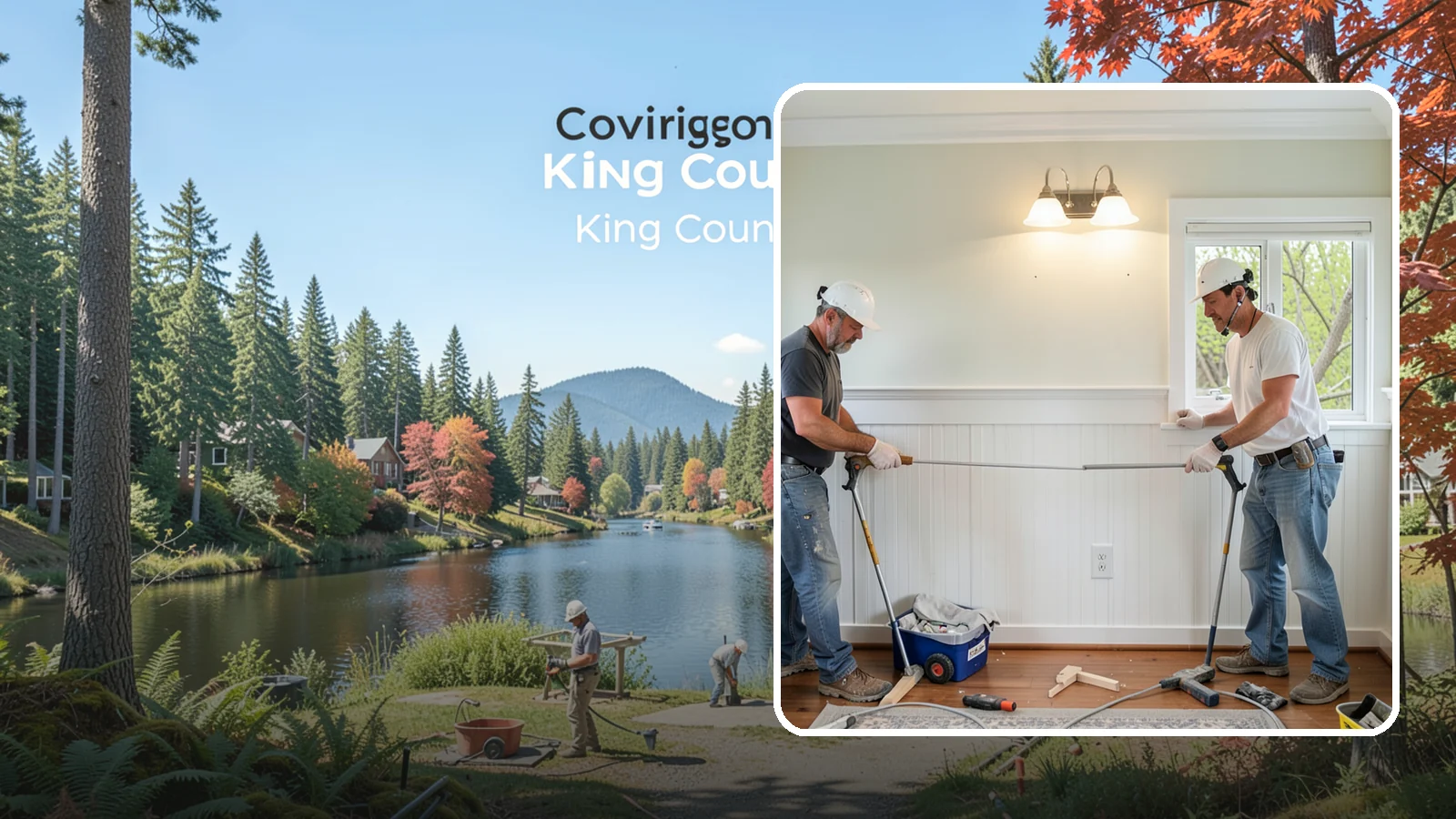 Beadboard Installation in Covington, King County, WA - Charming beadboard installation that adds cottage-style texture to walls, ceilings, and wainscot panels.