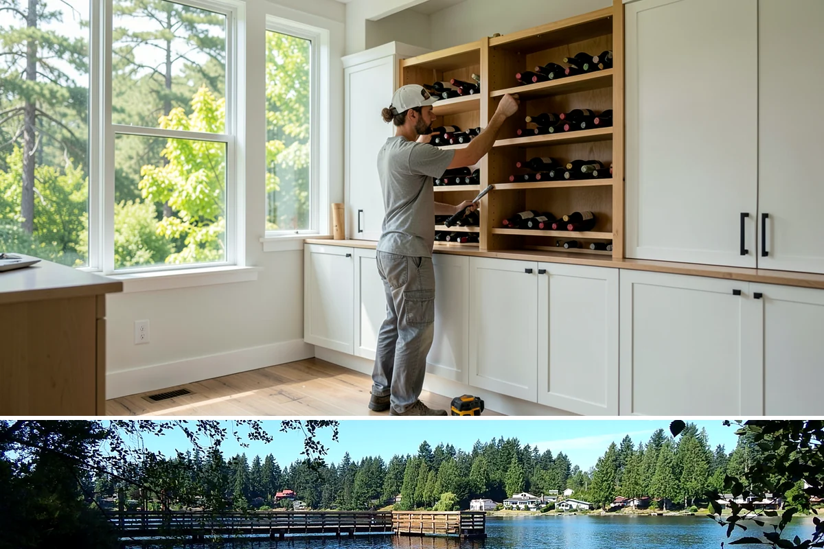 Beadboard Installation in Federal Way, King County, WA - Beadboard installs year-round indoors and is especially popular for warming up spaces during the wet PNW winter.