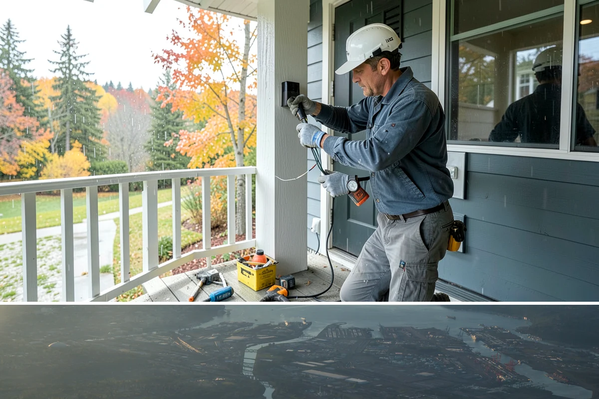 Beadboard Installation in Fife, Pierce County, WA - Beadboard installs year-round indoors and is especially popular for warming up spaces during the wet PNW winter.
