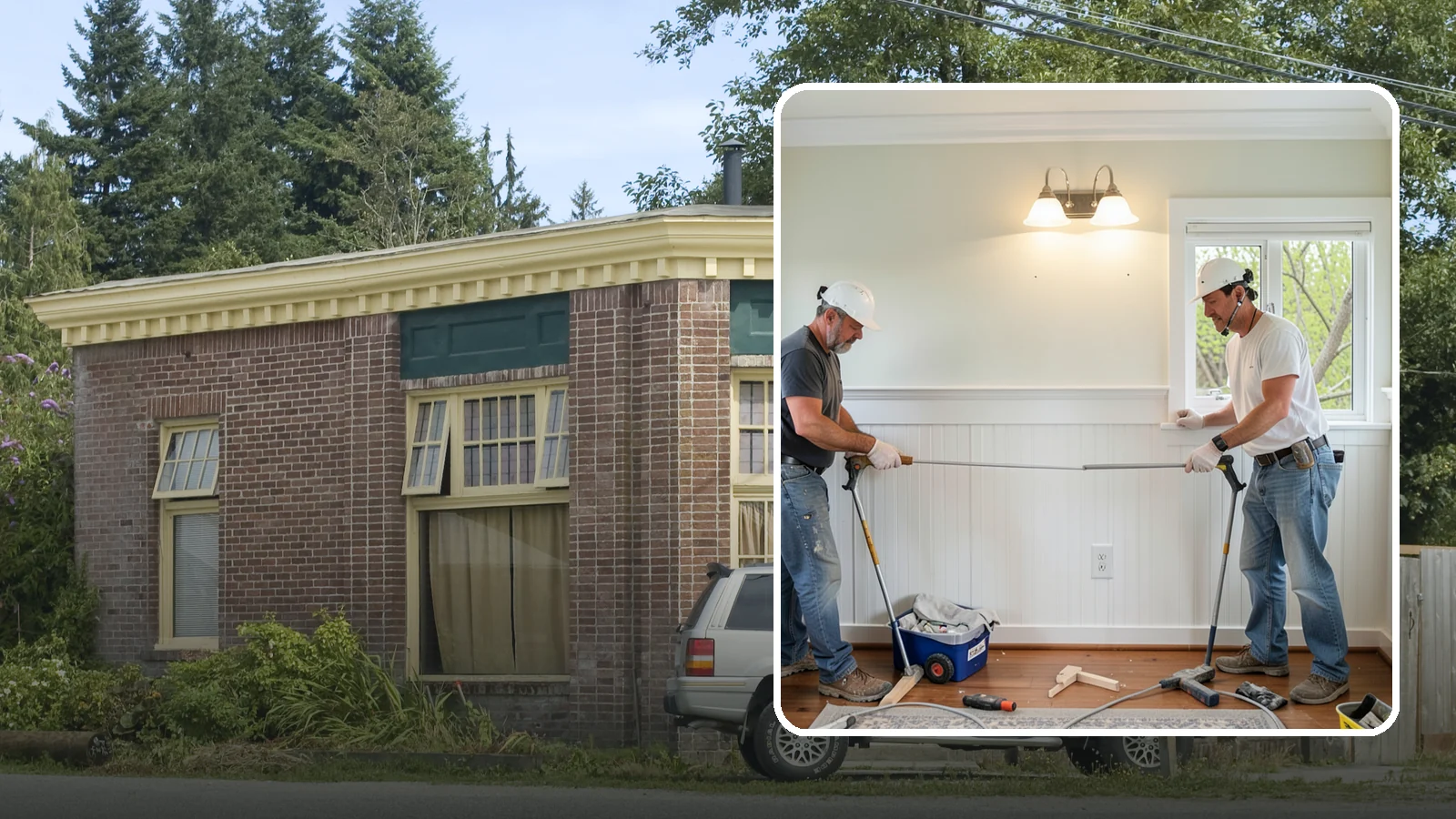 Beadboard Installation in Hamilton, Skagit County, WA - Charming beadboard installation that adds cottage-style texture to walls, ceilings, and wainscot panels.