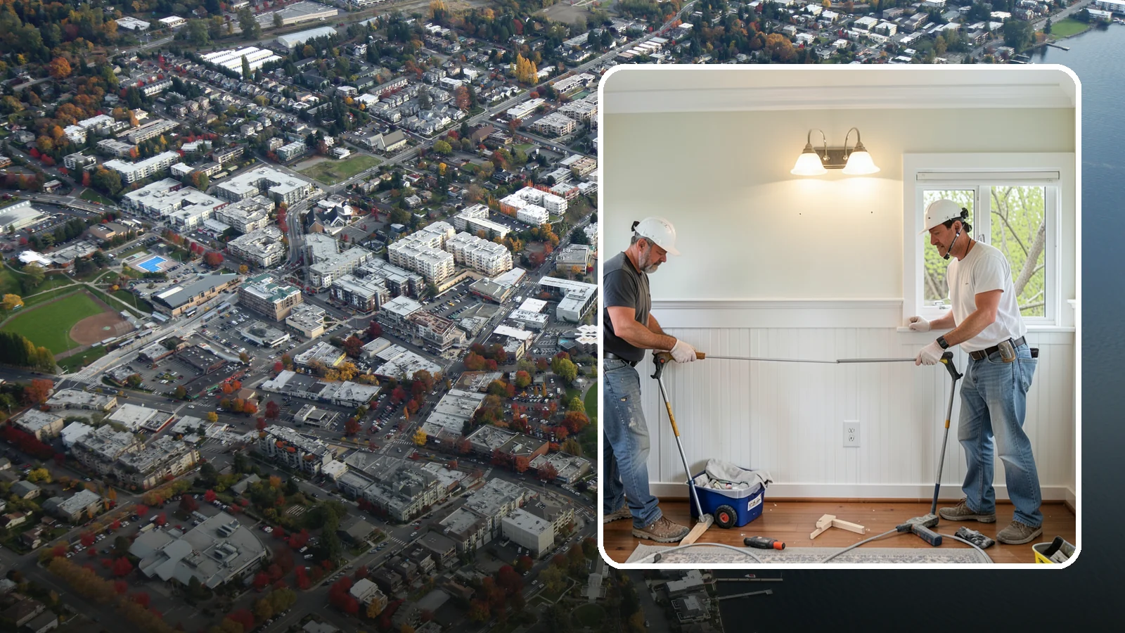 Beadboard Installation in Kirkland, King County, WA - Charming beadboard installation that adds cottage-style texture to walls, ceilings, and wainscot panels.