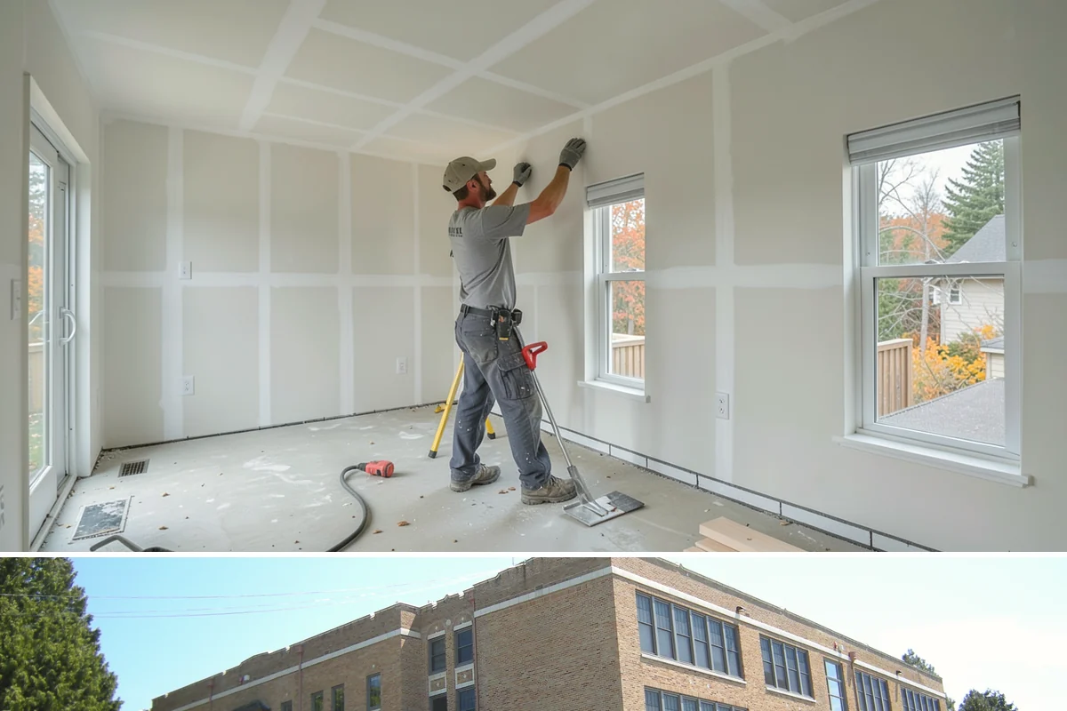Beadboard Installation in Maple Valley, King County, WA - Beadboard installs year-round indoors and is especially popular for warming up spaces during the wet PNW winter.