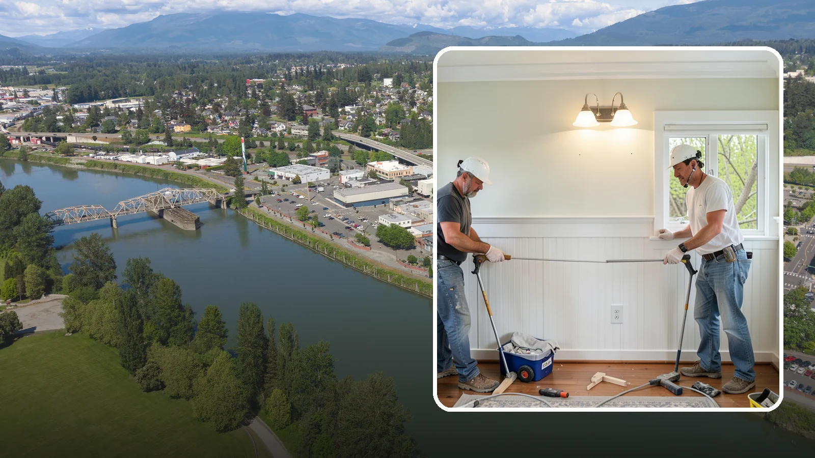 Beadboard Installation in Mount Vernon, Skagit County, WA - Charming beadboard installation that adds cottage-style texture to walls, ceilings, and wainscot panels.