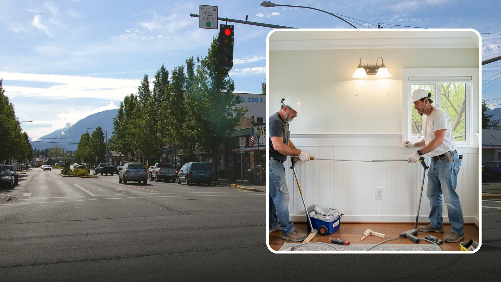 Beadboard Installation in North Bend, King County, WA - Charming beadboard installation that adds cottage-style texture to walls, ceilings, and wainscot panels.