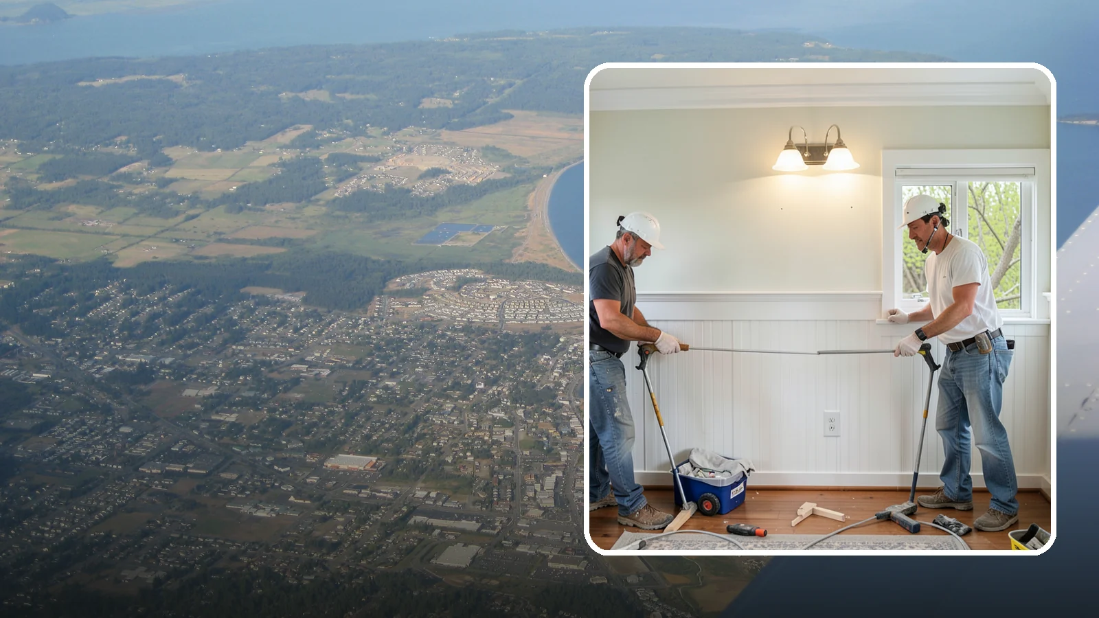 Beadboard Installation in Oak Harbor, Island County, WA - Charming beadboard installation that adds cottage-style texture to walls, ceilings, and wainscot panels.