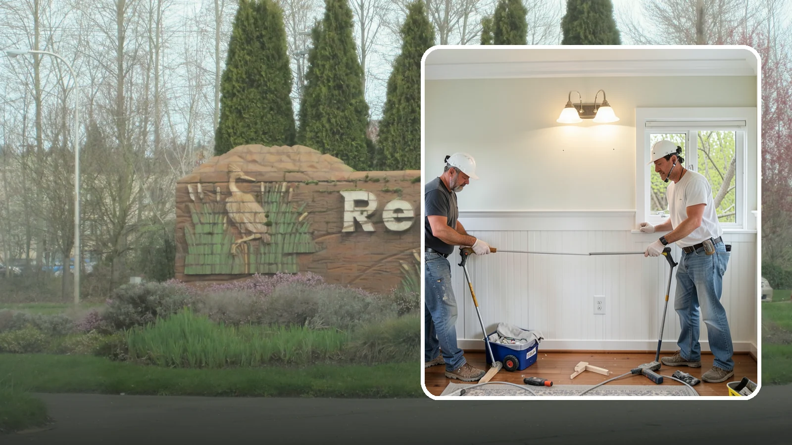 Beadboard Installation in Renton, King County, WA - Charming beadboard installation that adds cottage-style texture to walls, ceilings, and wainscot panels.