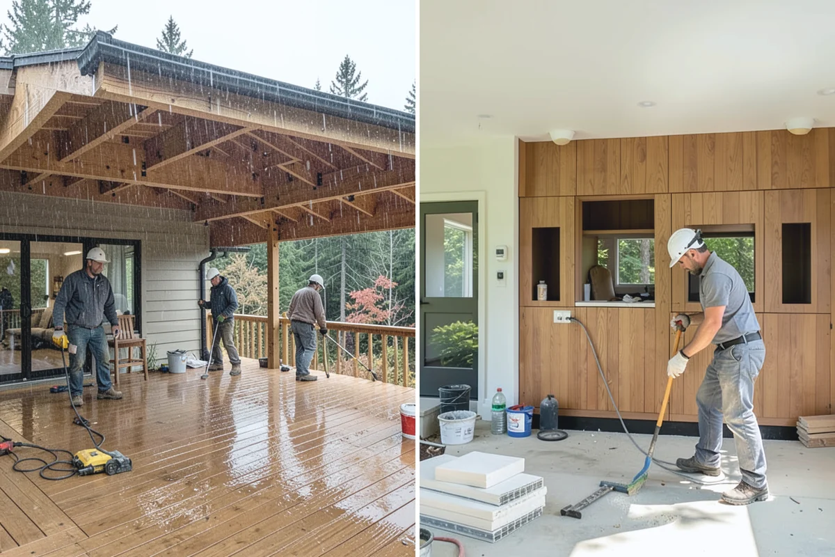 Beadboard Installation in Renton, King County, WA - Choose beadboard style, orientation, and coverage