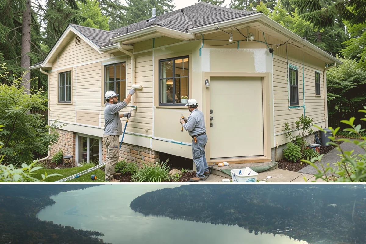 Beadboard Installation in Sammamish, King County, WA - Beadboard installs year-round indoors and is especially popular for warming up spaces during the wet PNW winter.