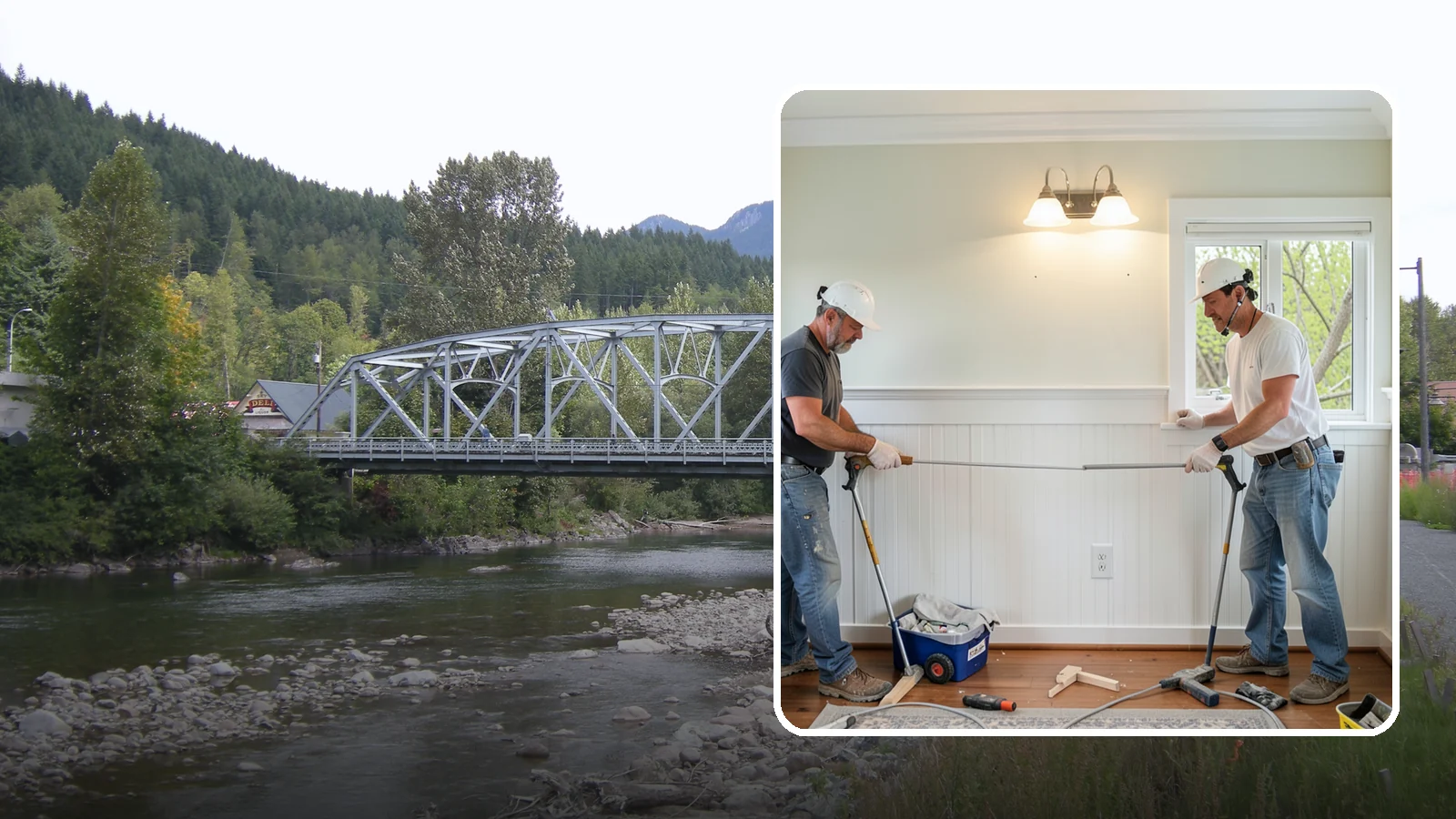 Beadboard Installation in Skykomish, King County, WA - Charming beadboard installation that adds cottage-style texture to walls, ceilings, and wainscot panels.