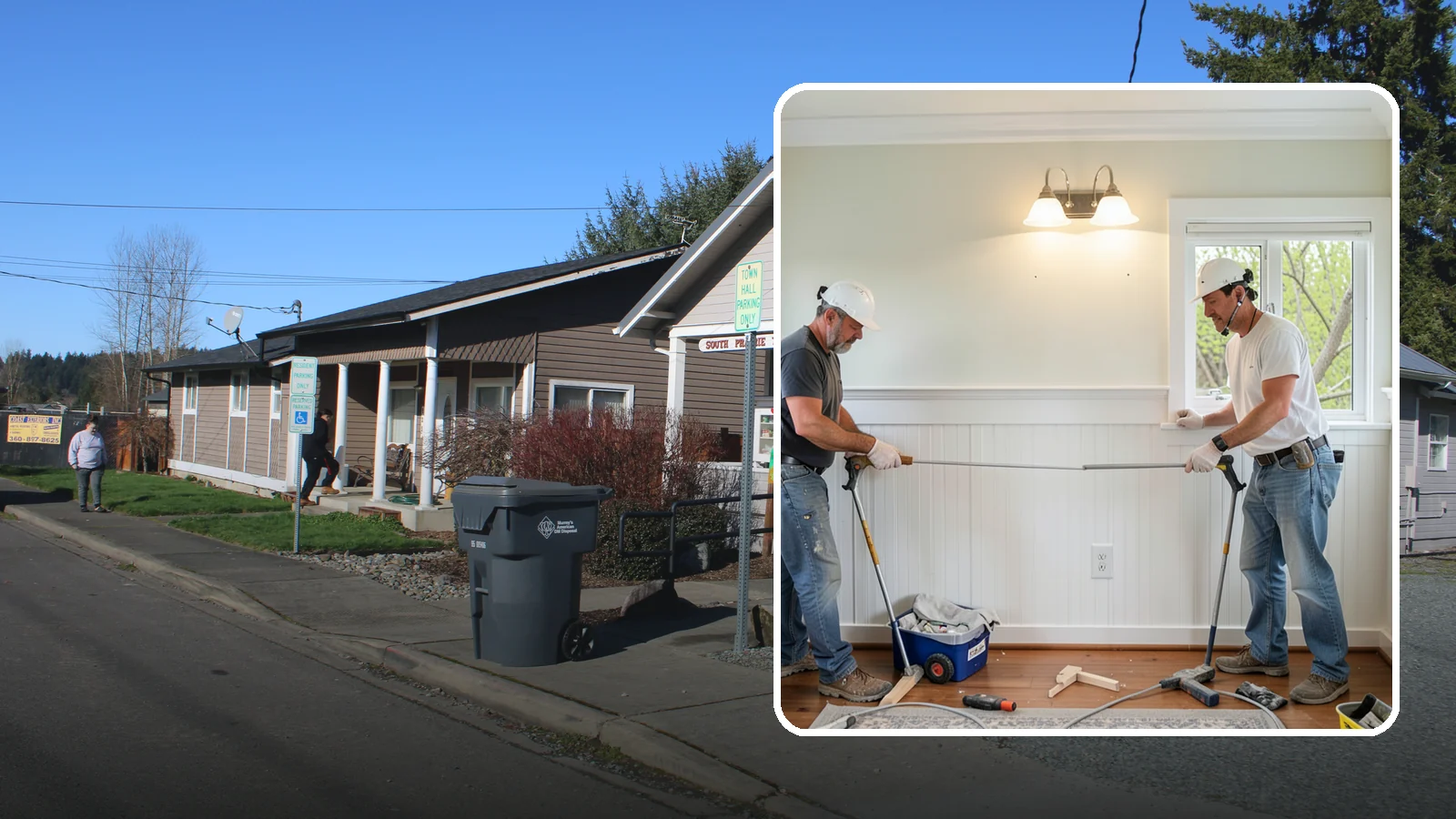 Beadboard Installation in South Prairie, Pierce County, WA - Charming beadboard installation that adds cottage-style texture to walls, ceilings, and wainscot panels.