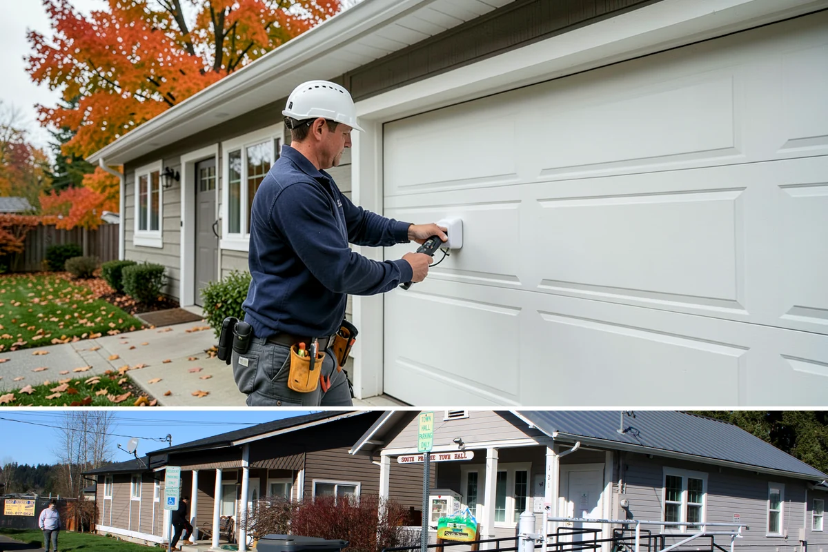 Beadboard Installation in South Prairie, Pierce County, WA - Beadboard installs year-round indoors and is especially popular for warming up spaces during the wet PNW winter.