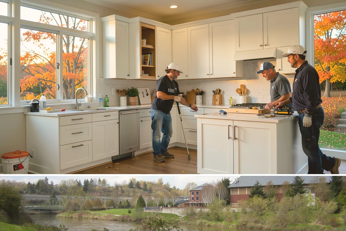 Beadboard Installation in Tukwila, King County, WA - Beadboard installs year-round indoors and is especially popular for warming up spaces during the wet PNW winter.