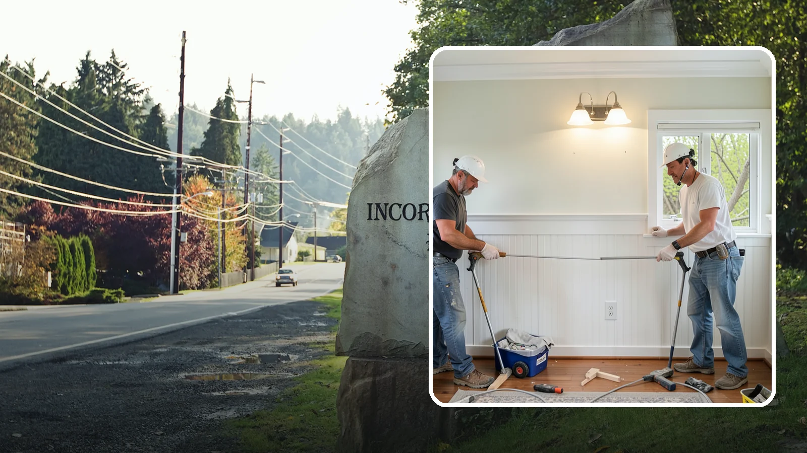 Beadboard Installation in Wilkeson, Pierce County, WA - Charming beadboard installation that adds cottage-style texture to walls, ceilings, and wainscot panels.