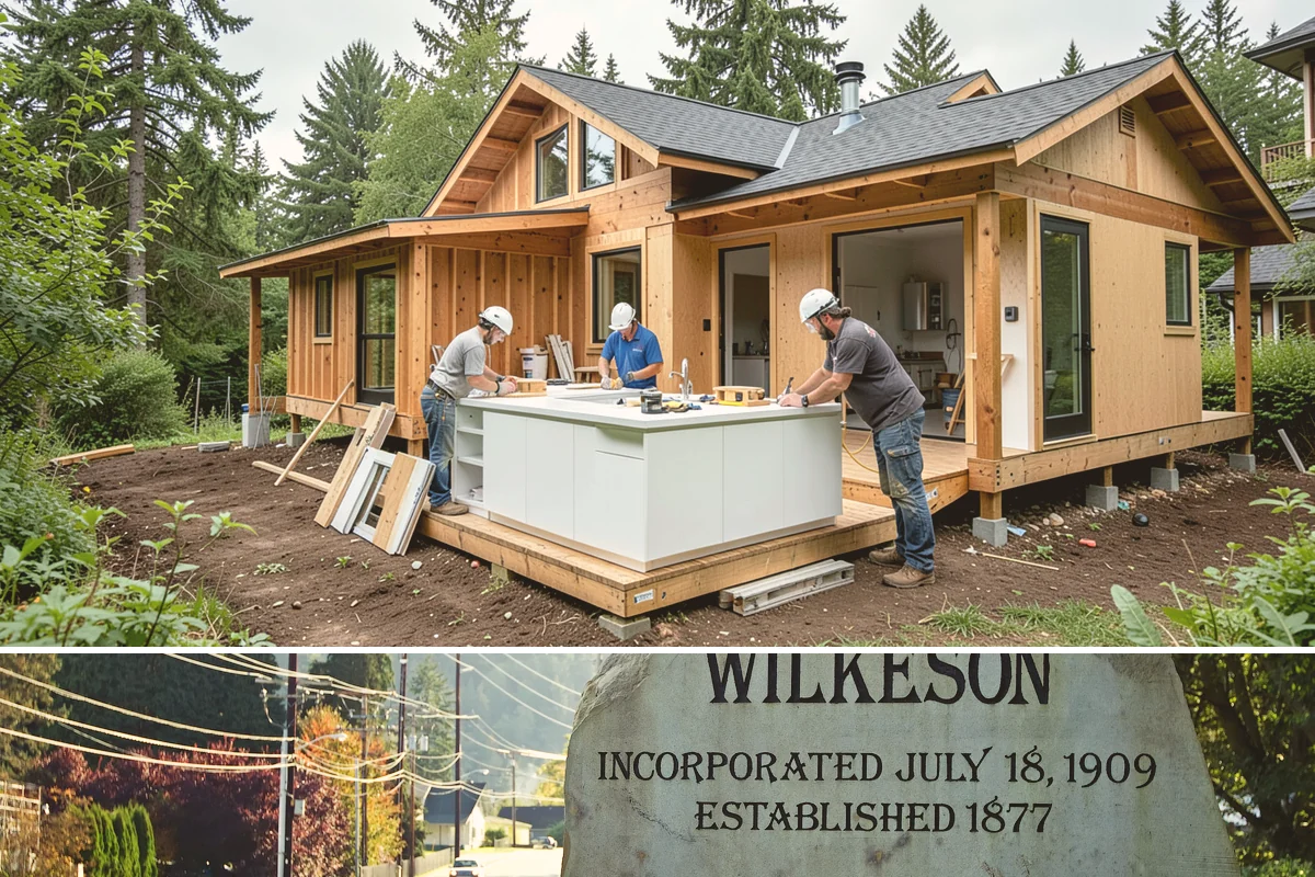 Beadboard Installation in Wilkeson, Pierce County, WA - Beadboard installs year-round indoors and is especially popular for warming up spaces during the wet PNW winter.