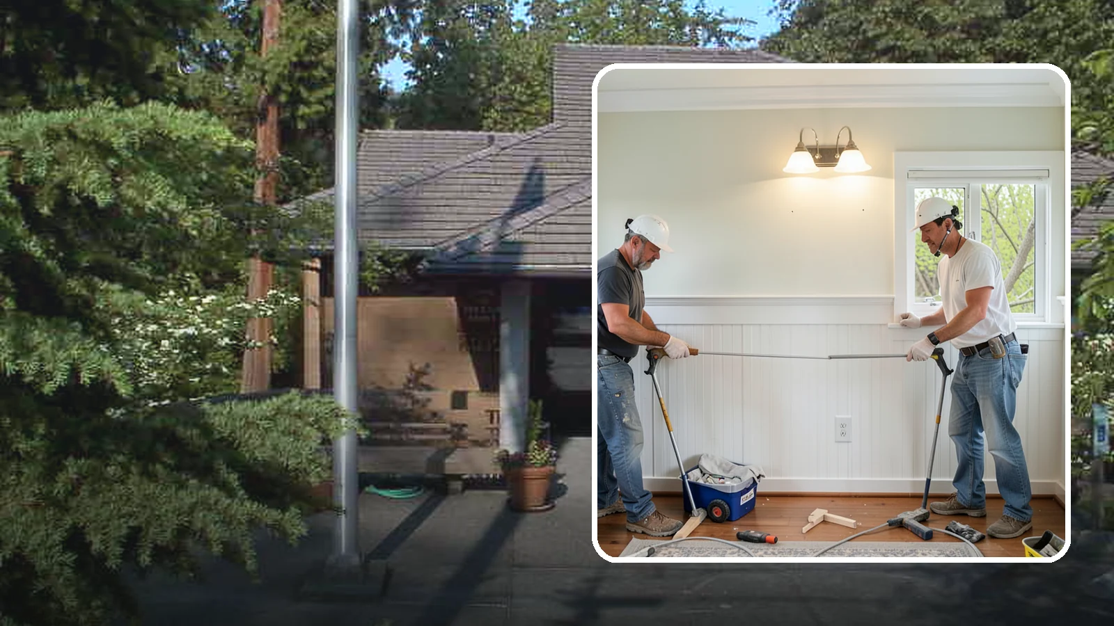 Beadboard Installation in Yarrow Point, King County, WA - Charming beadboard installation that adds cottage-style texture to walls, ceilings, and wainscot panels.