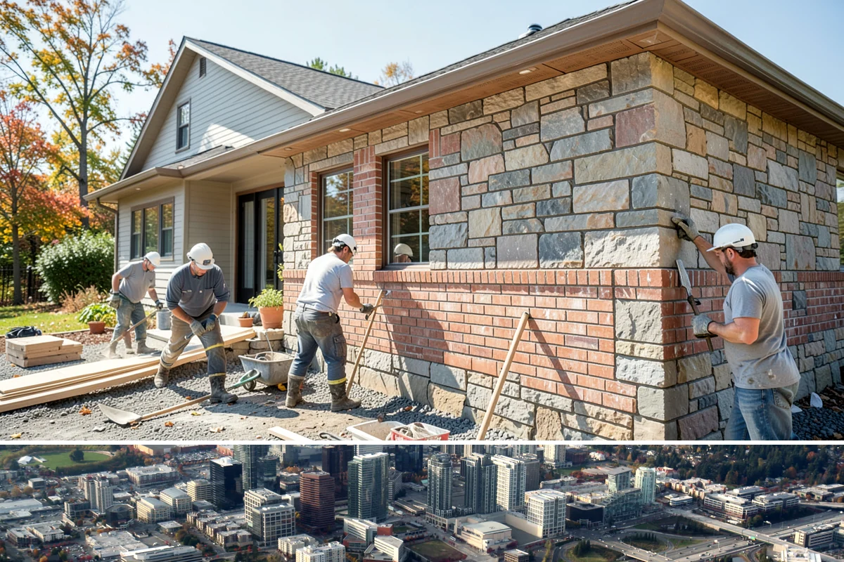 Beam Installation in Bellevue, King County, WA - Beam installation is indoor structural work suited to any season, with drier months easing inspection scheduling.