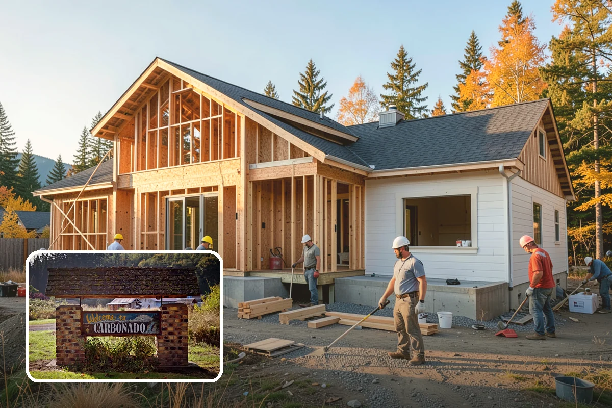 Beam Installation in Carbonado, Pierce County, WA - Carries loads across new openings