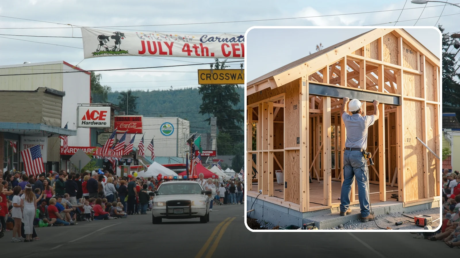 Beam Installation in Carnation, King County, WA - Installing structural beams to carry loads when walls are opened or spans are widened.