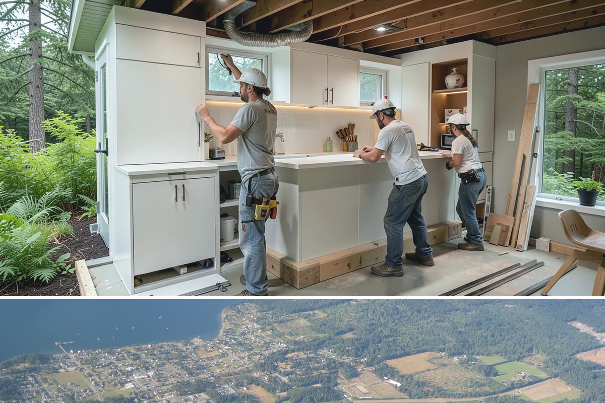 Beam Installation in Coupeville, Island County, WA - Beam installation is indoor structural work suited to any season, with drier months easing inspection scheduling.